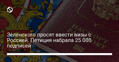 Зеленского просят ввести визы с Россией. Петиция набрала 25 000 подписей
