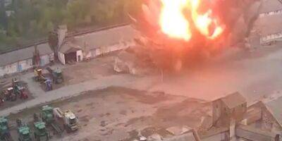 Российские войска нанесли ракетный удар по складу с зерном в Днепропетровской области