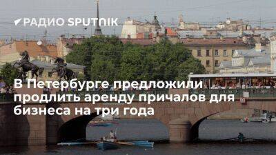 Заксобрание Санкт-Петербурга просит позволить продлевать договоры об аренде причалов для добропорядочных бизнесменов