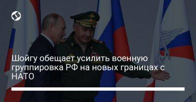 Шойгу обещает усилить военную группировка РФ на новых границах с НАТО