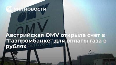 Австрийская OMV будет оплачивать газ в рублях через конвертацию в "Газпромбанке"