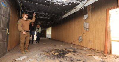Мэр немецкого Борна пообещала восстановить разрушенный оккупантами лицей в Ирпене