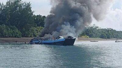 На Филиппинах загорелось судно с пассажирами, есть жертвы