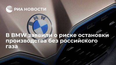 Представитель BMW Неделькович заявил о риске остановки производства без российского газа