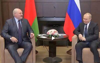 Лукашенко в лицо путину посмеялся над "укреплением рубля", в сети оценили: "Судя по позам..."