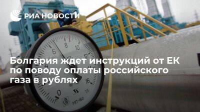 BTV: Болгария поднимет на уровне Еврокомиссии вопрос об оплате российского газа в рублях