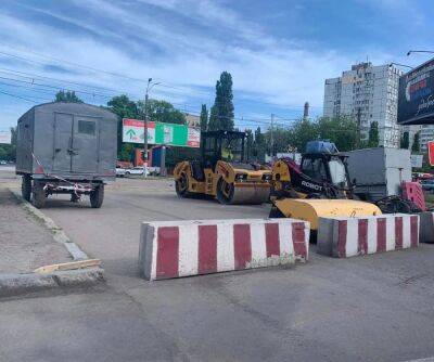 В Одессе начали ремонт турбокольца на Заболотного