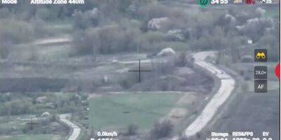 Бойцы ССО показали, как уничтожили российский танк с помощью дрона-камикадзе — видео