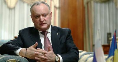 Экс-президента Молдовы Додона подозревают в госизмене, провели обыски, — СМИ