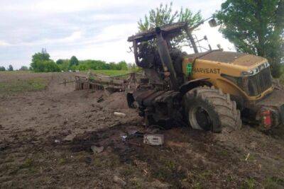 На Киевщине тракторист подорвался на российской противотанковой мине