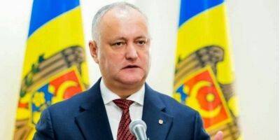 После обысков. Силовики задержали бывшего президента Молдовы Додона