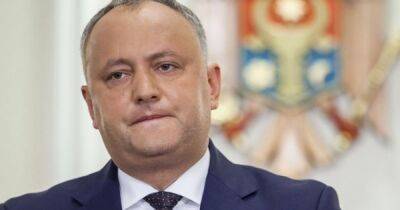 В Молдове задержали экс-президента страны Додона, его подозревают в госизмене