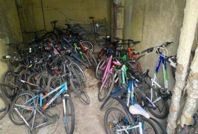 Склад с возможно украденными велосипедами обнаружили в Твери полицейские