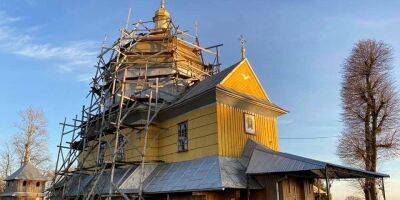 В селе Зарудцы Львовской области отреставрируют крышу деревянной церкви в 1787 году