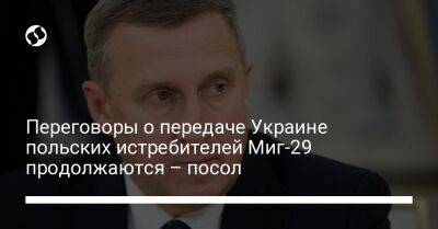 Переговоры о передаче Украине польских истребителей Миг-29 продолжаются – посол