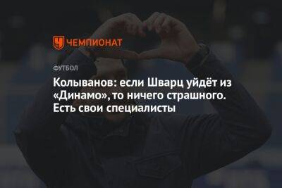Колыванов: если Шварц уйдёт из «Динамо», то ничего страшного. Есть свои специалисты