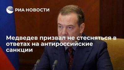 Медведев призвал при вводе ответных санкций учитывать прежде всего собственные интересы