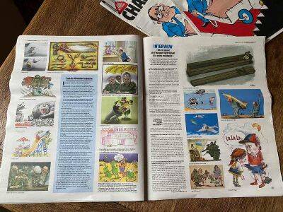 Журнал Charlie Hebdo выпустил номер с карикатурами с одесской выставки | Новости Одессы
