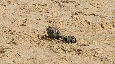 Снаряд обнаружен на пляже в Ришон ле-Ционе