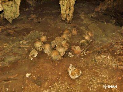 В пещере обнаружены 150 черепов ритуальных жертв