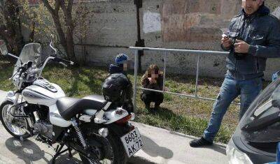 В Тюмени поймали пьяного мотоциклиста с ребенком