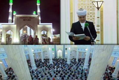 В мечетях Туркменистана на Ораза байрамы читали новую книгу Г.Бердымухамедова