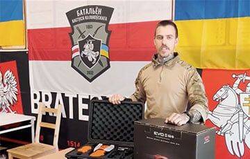 Бойцы полка Калиновского показали работу своего нового дрона