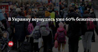 Hannibal Hanschke - В Украину вернулись уже 60% беженцев. В МВД объяснили, с чем это связано - nv.ua - Россия - Украина - Берлин