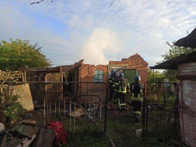 Пожар в Чугуевском районе харьковским спасателям помогали тушить коллеги из Луганской области