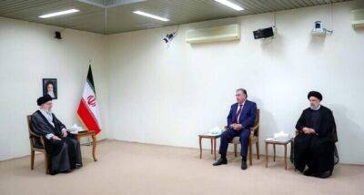Эмомали Рахмон встретился с Лидером Революции Ирана Оятулло Хоманейи