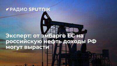 Эксперт: от эмбарго ЕС на российскую нефть доходы РФ могут вырасти