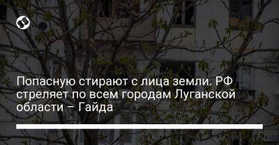 Попасную стирают с лица земли. РФ стреляет по всем городам Луганской области – Гайда