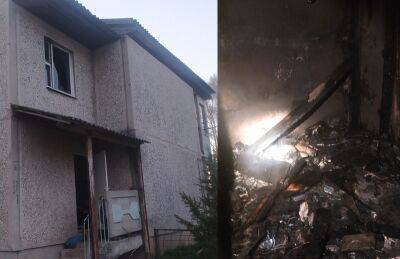 В Браславском районе дети остались без присмотра и устроили дома пожар. Малышей из огня спас проходящий мимо подросток