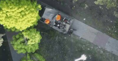 "Воровали велосипеды и пуфики": ВСУ уничтожают мародеров с помощью обычных дронов и гранат ВОГ-17