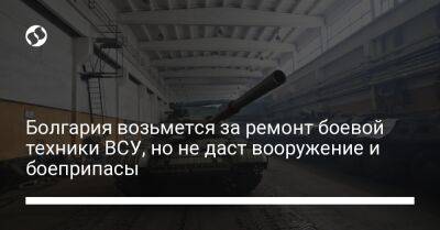 Болгария возьмется за ремонт боевой техники ВСУ, но не даст вооружение и боеприпасы