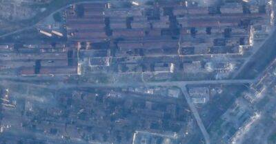 Штурм "Азовстали". На спутниковых снимках завода видны районы интенсивных боев