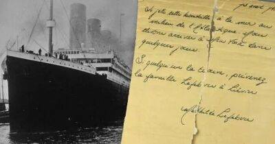 Записка с "Титаника". Ученые раскрыли секрет знаменитого послания в бутылке