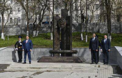 В Твери открыли памятник чекистам, сражавшимся в Великую Отечественную войну