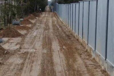 Польша построила первые 50 км ограды на границе с Беларусью