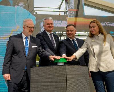 Президенты Литвы, Латвии и Польши дали старт газопроводу GIPL