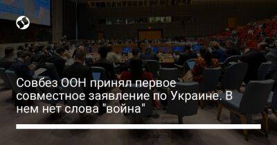 Совбез ООН принял первое совместное заявление по Украине. В нем нет слова "война"