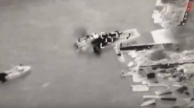 У острова Змеиный украинские военные уничтожили вражеский катер типа «Серна» (видео)