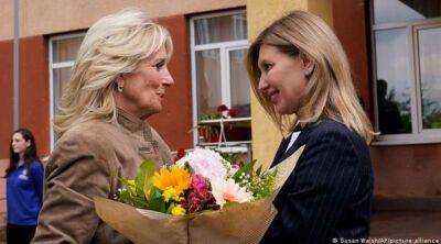 Украину с однодневным визитом посетила первая леди США (ВИДЕО)