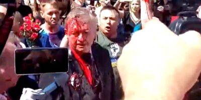 Украинская активистка рассказала подробности «кровавой» атаки на посла РФ в Польше — видео