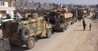Турецкая армия обстреливает из артиллерии позиции курдов в Сирии (фото)