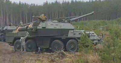 Украинские военные показали на полигоне чешские САУ vz.77 Dana (видео)
