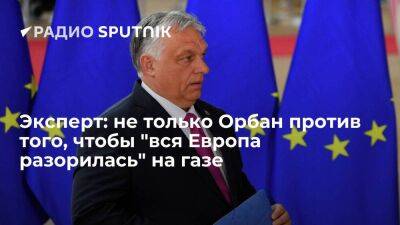 Станислав Бышок - Виктор Орбан - Эксперт: не только Орбан против того, чтобы "вся Европа разорилась" на газе - smartmoney.one - Россия - Венгрия - Европа