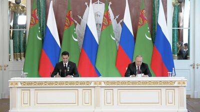 Заявления для прессы президентов России и Туркменистана по итогам переговоров (видео)