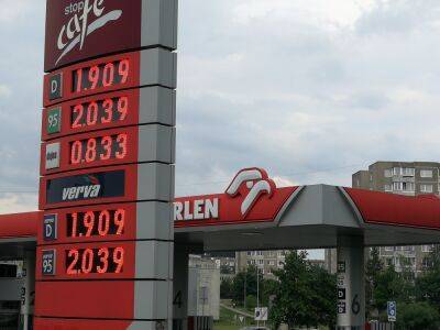 В Литве цена автомобильного топлива самая низкая в странах Балтии