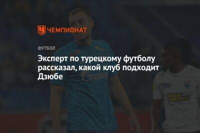 Эксперт по турецкому футболу рассказал, какой клуб подходит Дзюбе